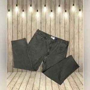 Levi Strauss Signature‎ Relaxed Fit 540 Men's Gray Green Denim Jeans Size 44x30